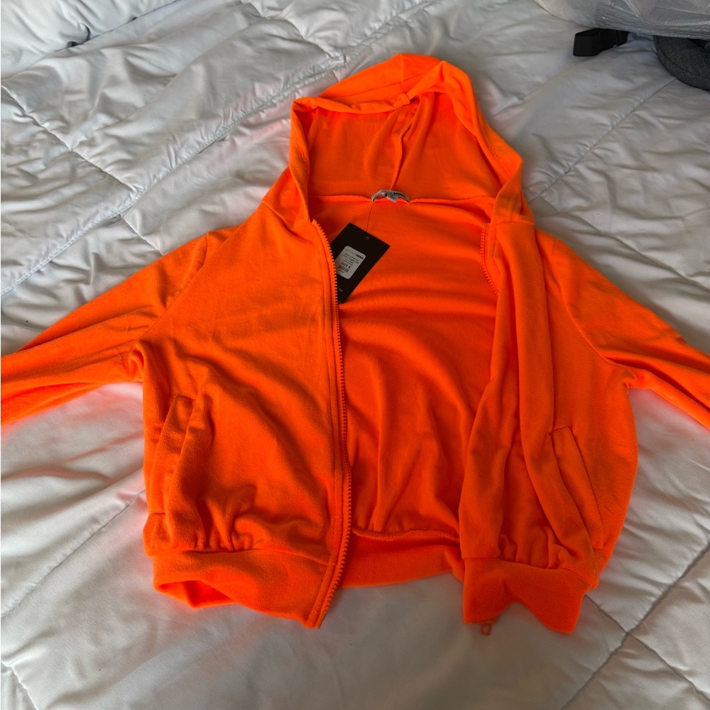 Neon Orange 3-Piece Lounge Set - Picture 4 of 5